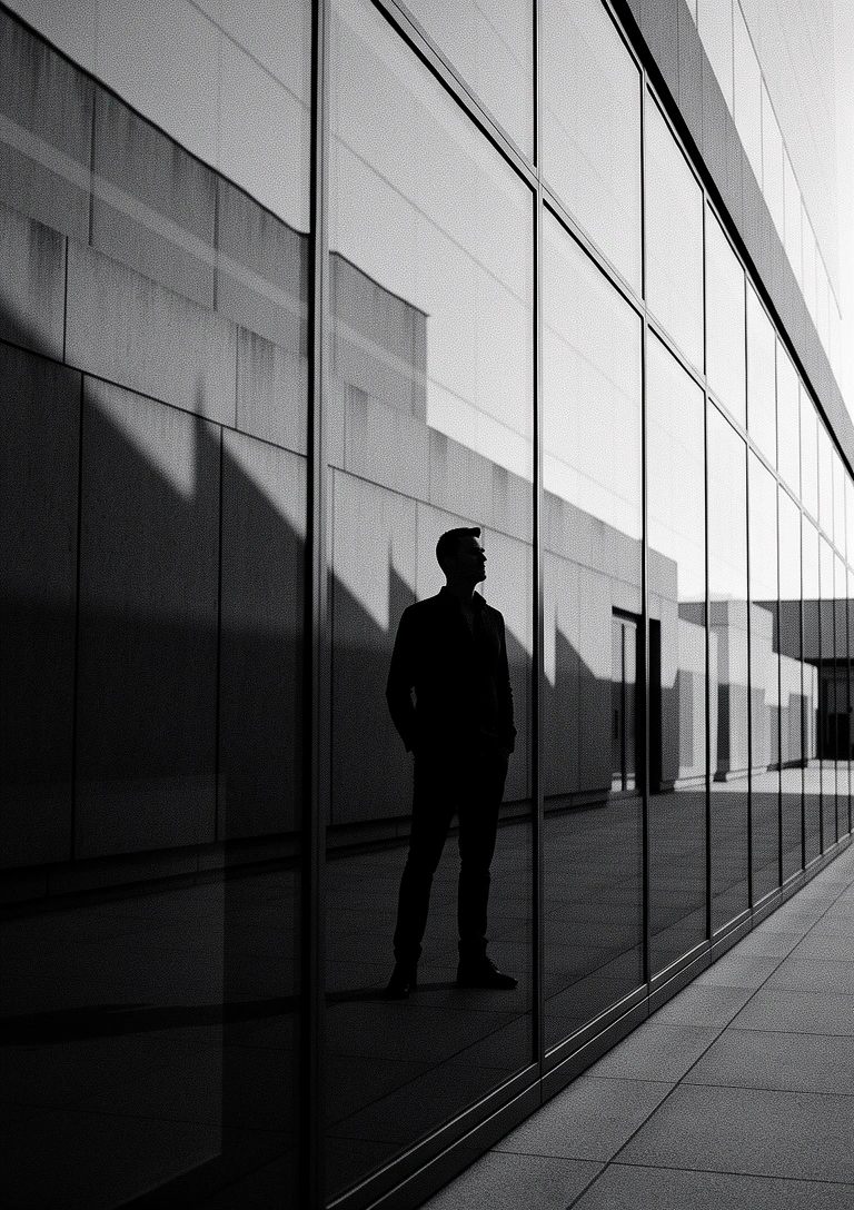 Silhouetten-Kontrolle