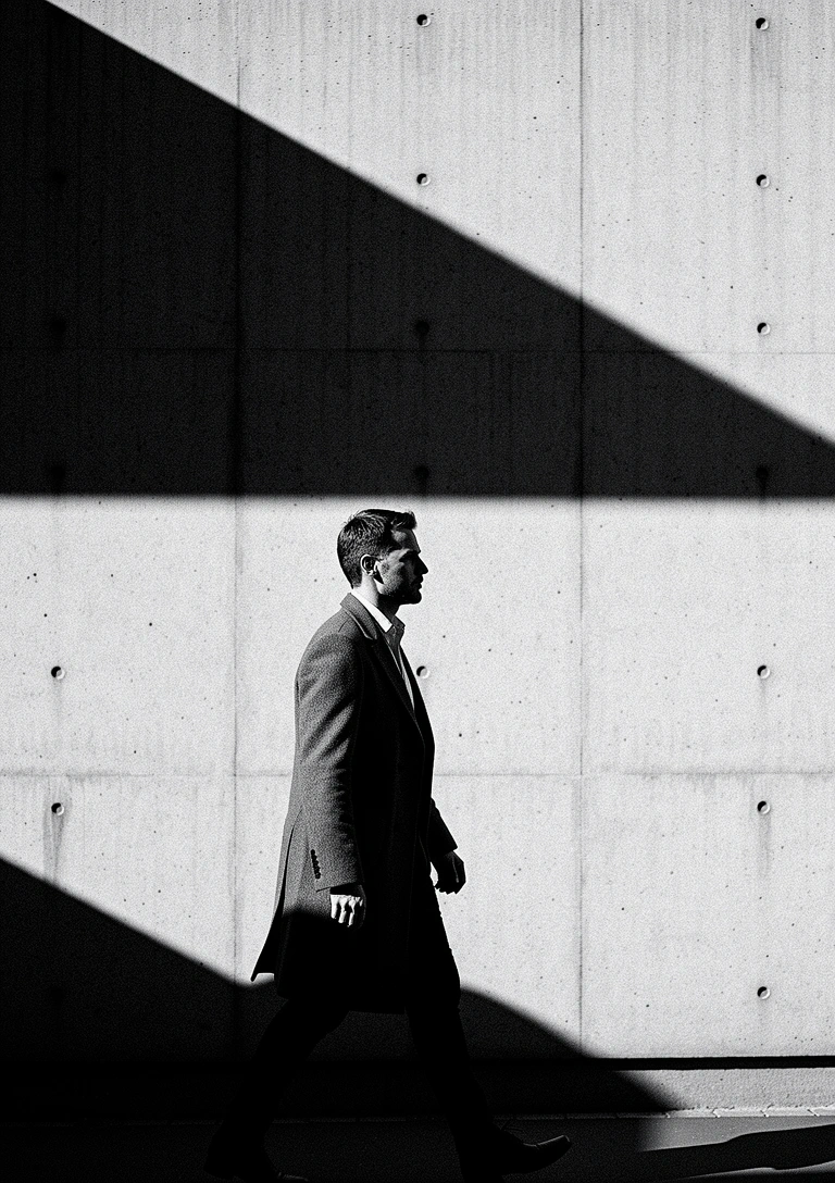 Silhouette und Schatten